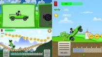 Monster Car Hill Climbing Unity Game Screenshot 3