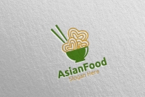 Asia Food Logo For Nutrition Or Supplement Concept Screenshot 2
