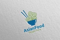 Asia Food Logo For Nutrition Or Supplement Concept Screenshot 4
