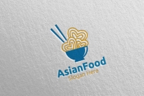 Asia Food Logo For Nutrition Or Supplement Concept Screenshot 5