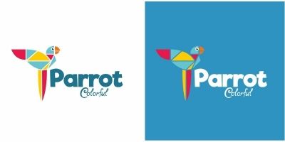 Parrot Colorful Logo