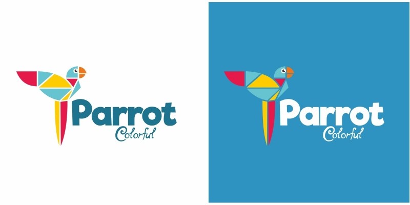 Parrot Colorful Logo