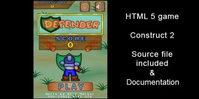 Defender - Game Template Construct 2