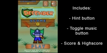 Defender - Game Template Construct 2 Screenshot 1