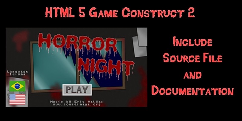 Horror Night - Game Template Construct 2