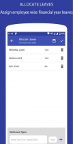 Leave Application - Android Source Code Screenshot 7