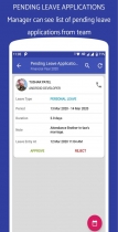 Leave Application - Android Source Code Screenshot 14