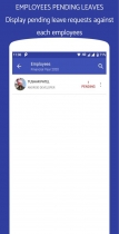 Leave Application - Android Source Code Screenshot 15