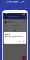 Leave Application - Android Source Code Screenshot 16