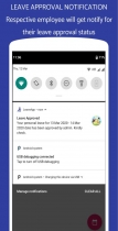 Leave Application - Android Source Code Screenshot 17