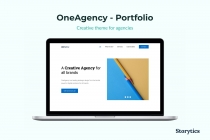 OneAgency - Portfolio HTML Template Screenshot 1