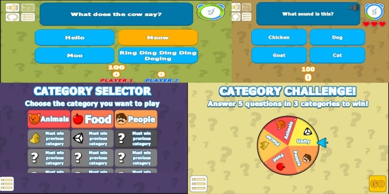Trivia Quiz Game- Unity Game Template 