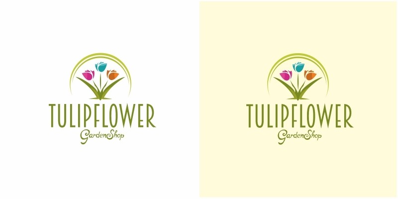 Tulip Flower Logo