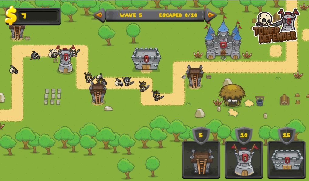 Tower Defender - Unity3D Game Source Code by Ultraviolet | Codester