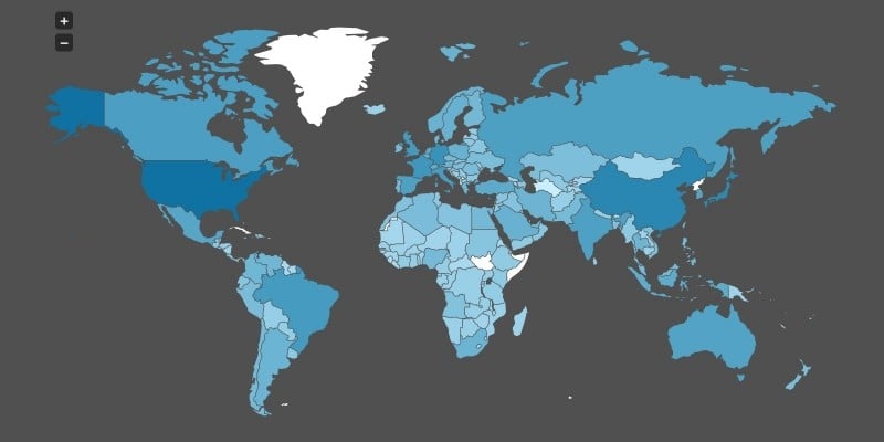 jVectorMap - Interactive Vector Maps