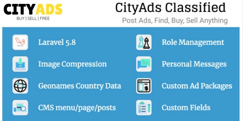 CityAds Classified - Online Marketplace Software