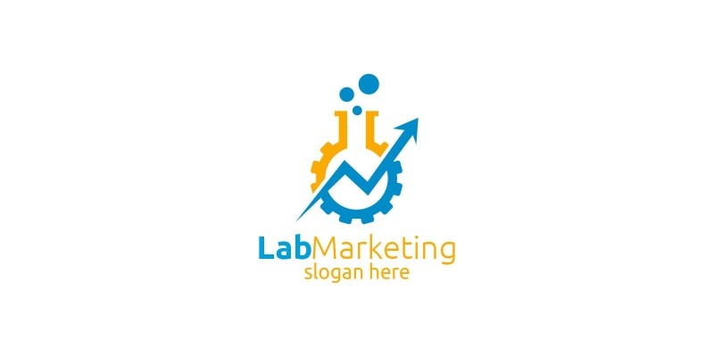 Lab Marketing Financial Advisor Logo Design 