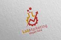 Lab Marketing Financial Advisor Logo Design  Screenshot 1