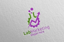 Lab Marketing Financial Advisor Logo Design  Screenshot 2