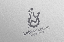 Lab Marketing Financial Advisor Logo Design  Screenshot 3