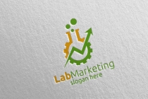 Lab Marketing Financial Advisor Logo Design  Screenshot 4