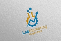 Lab Marketing Financial Advisor Logo Design  Screenshot 5
