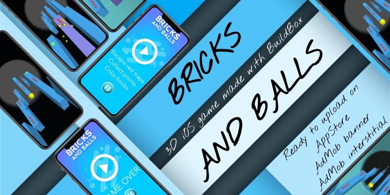 Bricks And Balls - BuildBox 3D game