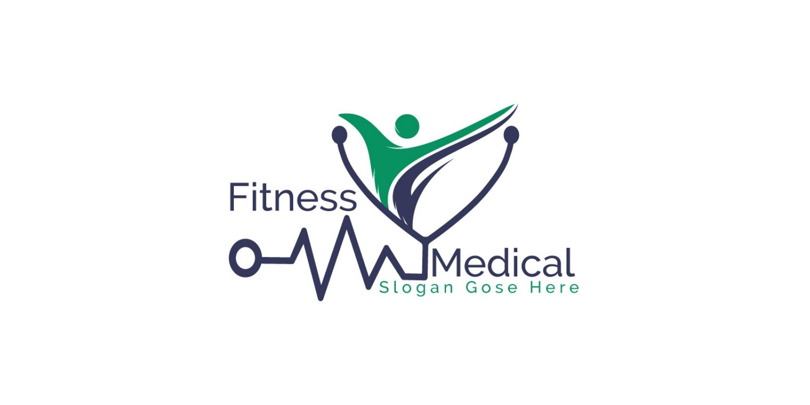 Fitness Medical Logo Design