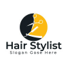 hair-stylist-logo-design