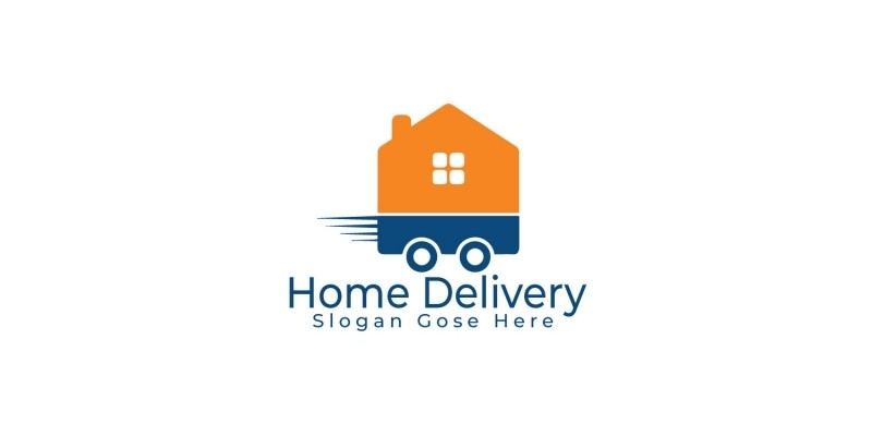 Home Delivery Logo Design.