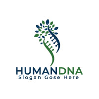 Human DNA Logo Design