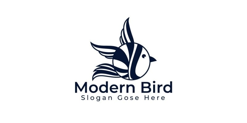 Modern Bird Logo Design