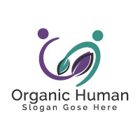 Organic Human Logo Design