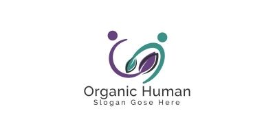 Organic Human Logo Design