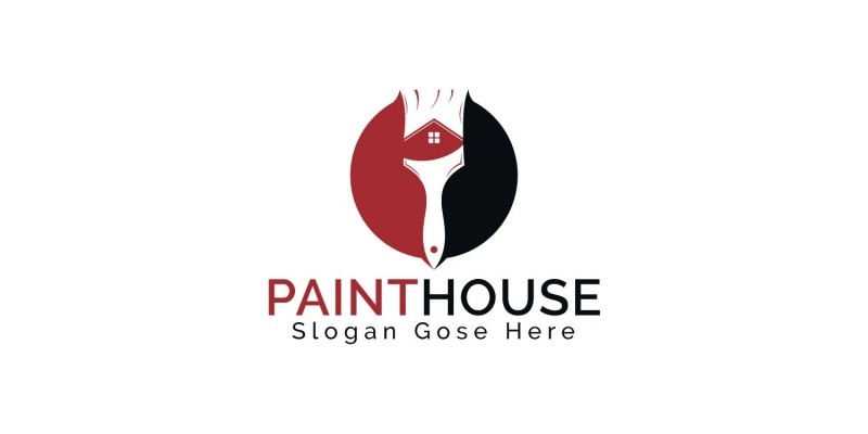 Paint House Logo Design