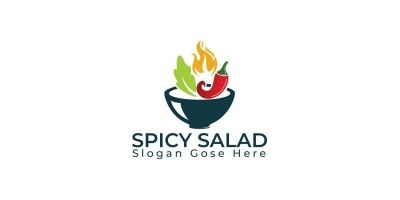 Spicy Salad Logo Design