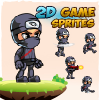 Ninja  2D Game Character Sprites