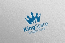 King Marketing Financial Advisor Logo Design  Screenshot 5
