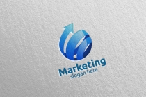 Marketing Financial Advisor Logo Design Screenshot 5