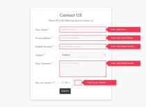 PHP Contact Form With Ajax Screenshot 2