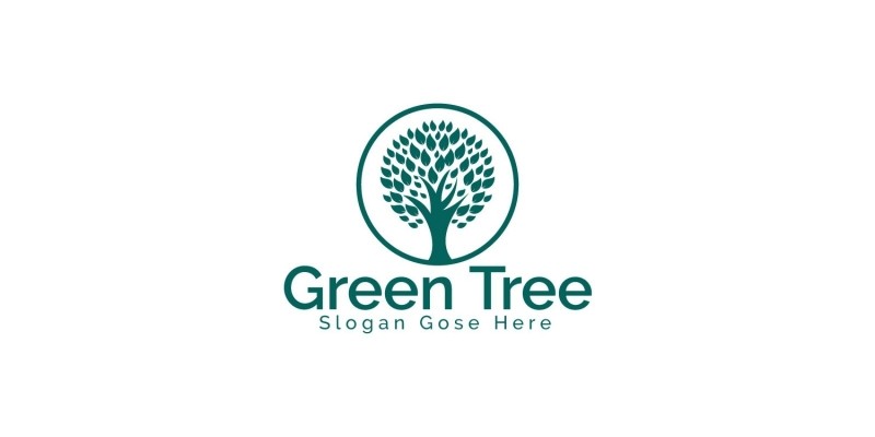 Green Tree Logo Design