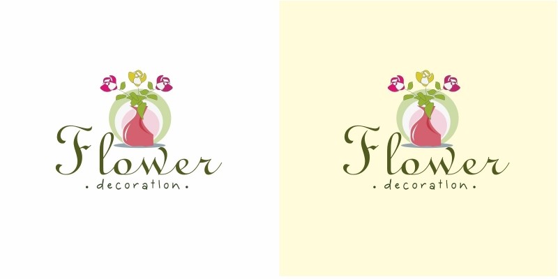 Flower Decoration Logo