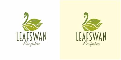 Leaf Swan Logo