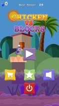 Chicken vs Blocks - Android Studio Screenshot 1