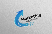 Marketing Financial Advisor Logo Design Screenshot 4