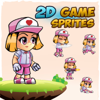 Ailyn 2D Game Character Sprites