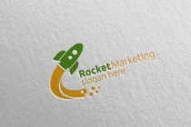 Rocket Marketing Financial Advisor Logo Design Screenshot 4
