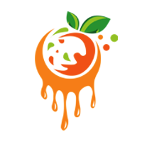 Orange Logo Design Template