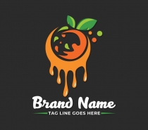Orange Logo Design Template Screenshot 2