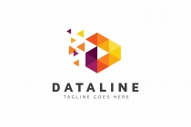 Dataline D Letter Logo Screenshot 1